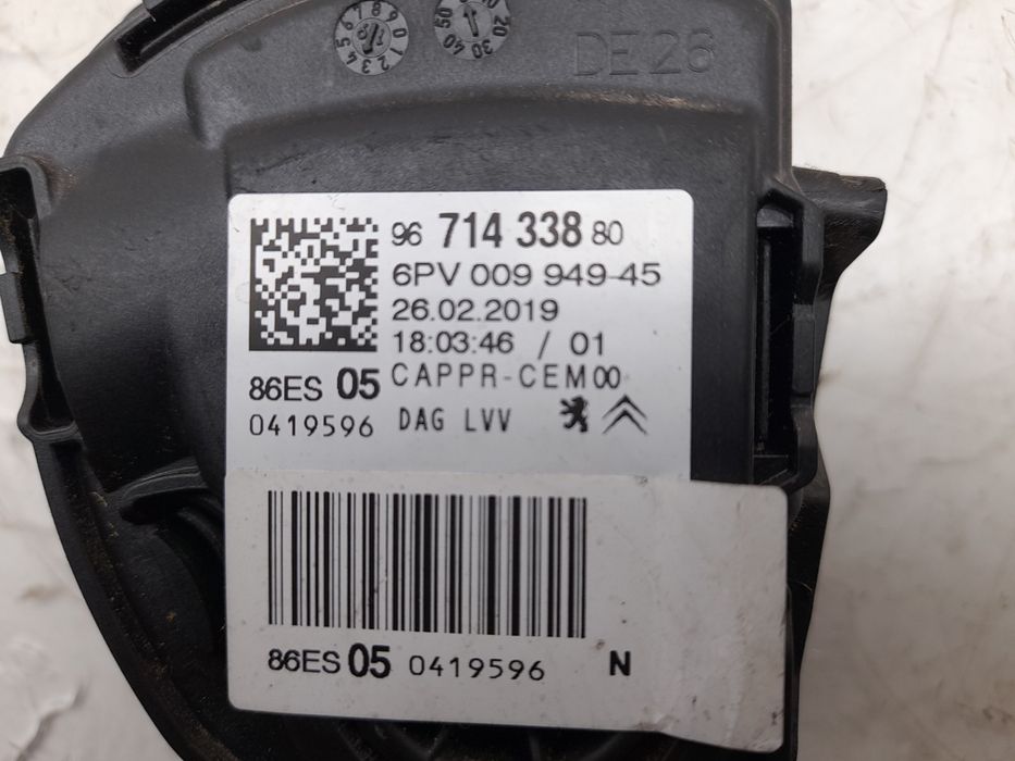 Pedal do acelerador PEUGEOT 2008 I (CU_)