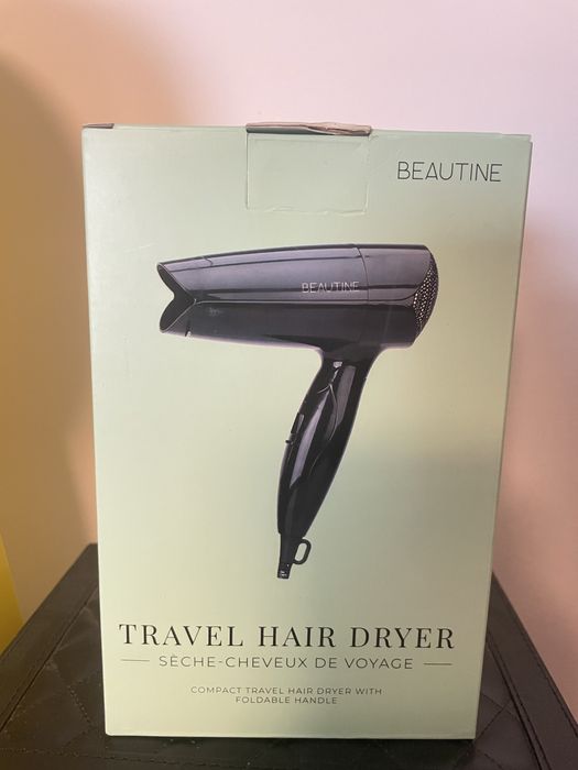 Secador de Cabelo de Viagem Beautine (Compacto / Dobrável) – Como Novo