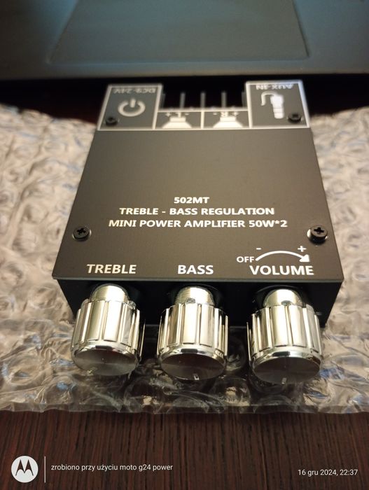 Mini wzmacniacz stereo ZK502MT