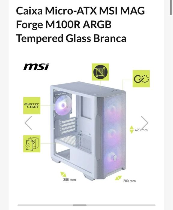 Caixa Forge M100R ARGB