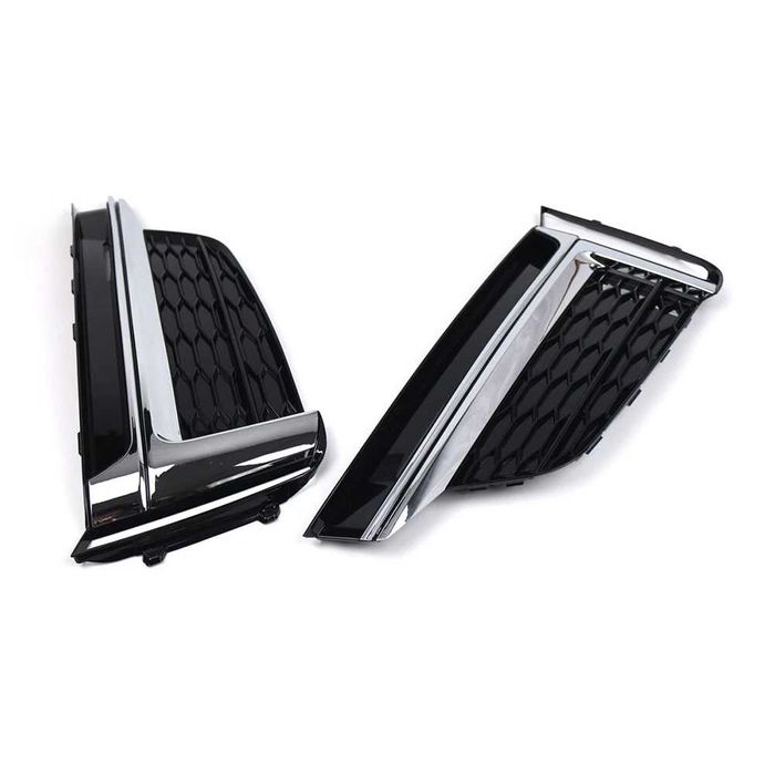 Решітка переднього бампера Audi A5 F5/B9 2016-2019 RS5 чорний + хром