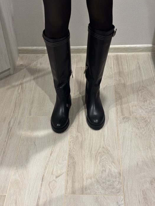 Чоботи жіночі демісезоні з натуральної шкіри Estro