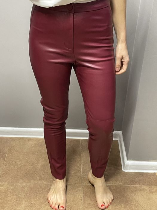 Штани із штучної шкіри Zara М