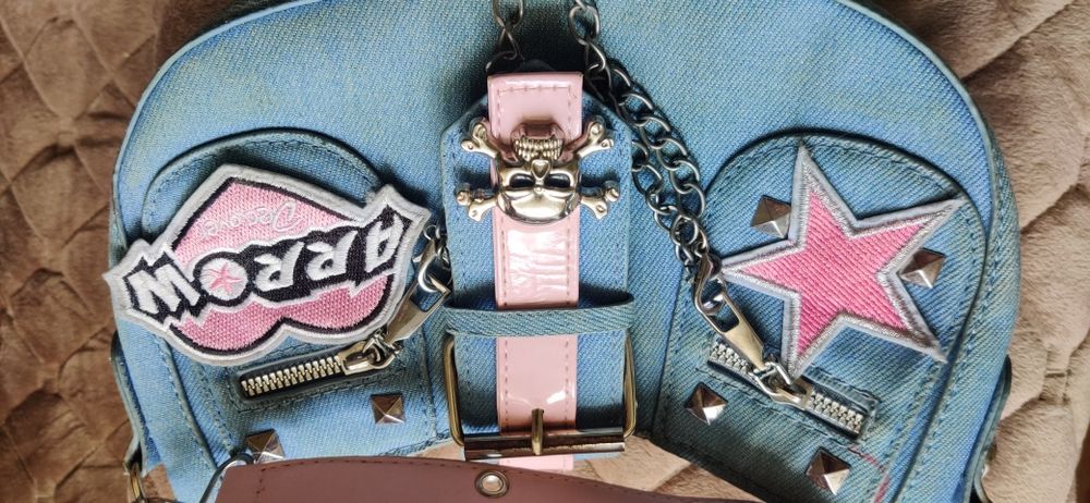 Джинсовая сумка для девочки