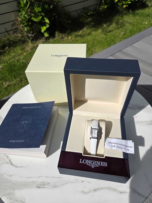 Longines DolceVita z 11 diamentami oraz tarczą perłową - jak NOWY!