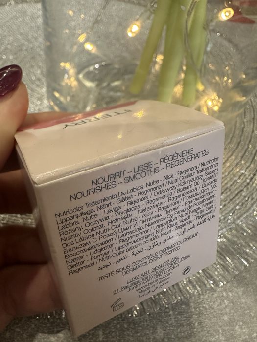 Odzywczy balsam do ust różany By Terry