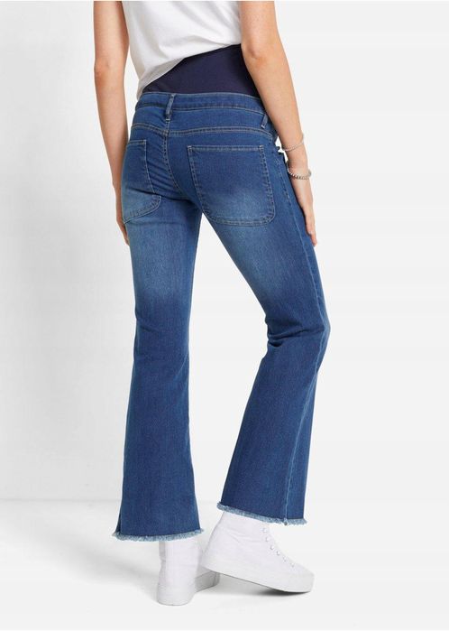 B.P.C ciążowe jeansy bootcut 7/8 ^48