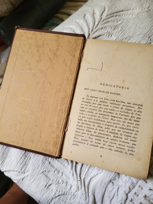 Livro Antigo "O Rapto" - Robert Louis Stevenson | Capa Dura