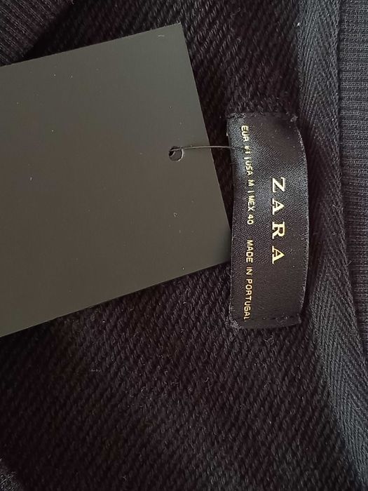 (NOVA, PORTES GRÁTIS) ZARA: Sweatshirt Aplique de Lantejoulas Diamante