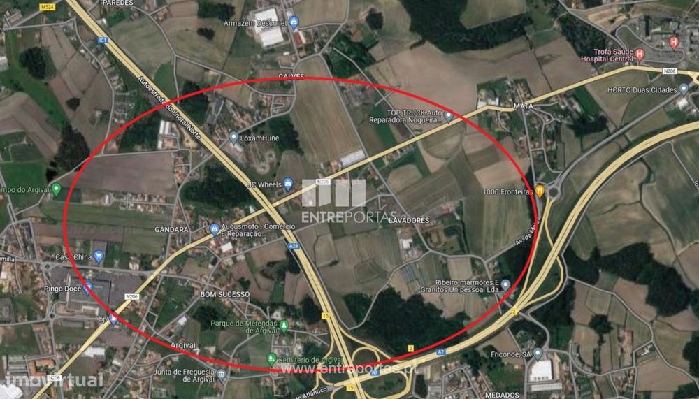 Venda de Terreno com 975 m2, Touguinha, Vila do Conde