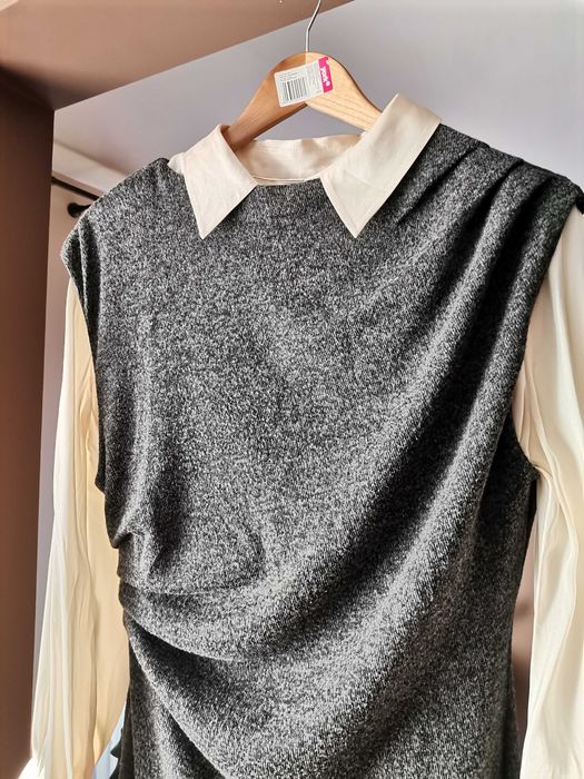 Sukienka H&M  Melanż Biurowa