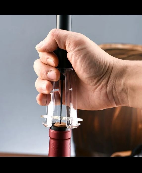 Saca rolhas pneumático ( pressão de ar com bomba)