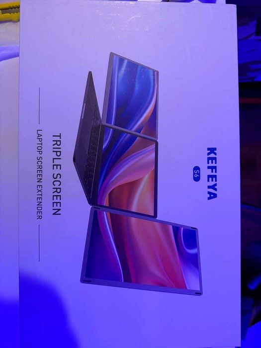 KEFEYA 15.6” s6 Triple Monitor Portatil para Todos Laptops  FHD 1080P