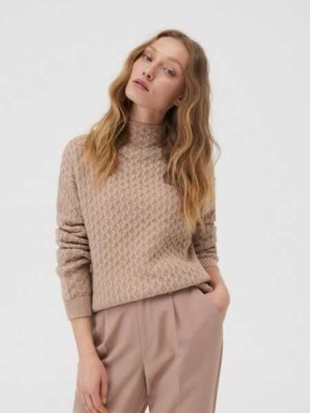sweter Sinsay w kolorze cappuczino