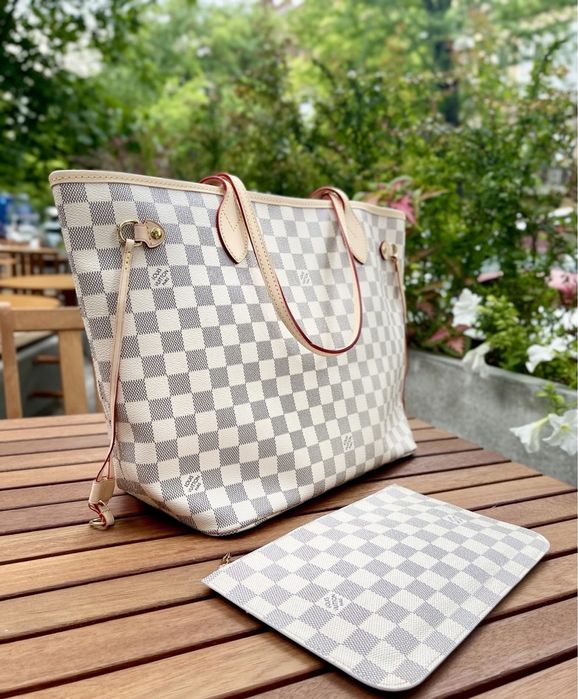 Сумка Louis Vuitton Neverfull MM оригинальная на подарок