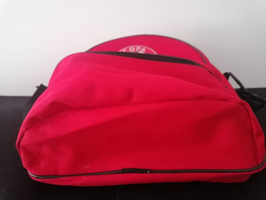 Mochila com publicidade da Coca-Cola aquando da Copa 2002 /2003.