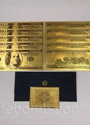 Наборы  цветных долларов 1$,2$,5$,10$, 20$,50$100$ США + сертификат.