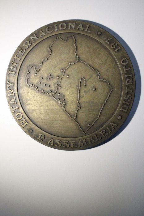 Medalhas comemorativas RotáriosRotários - 1ª assembleia distrito 197