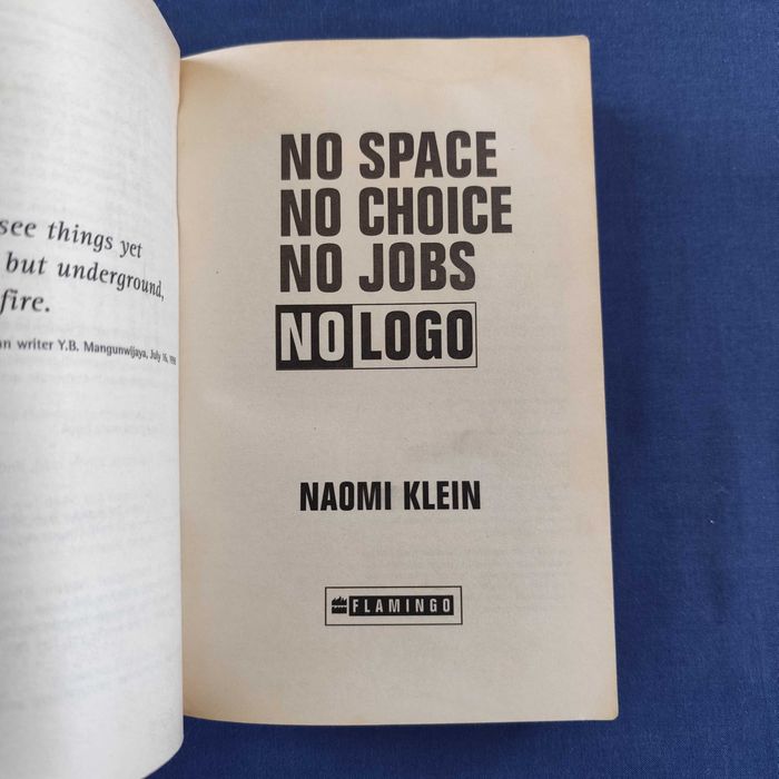 Naomi Klein - No Logo (em inglês)