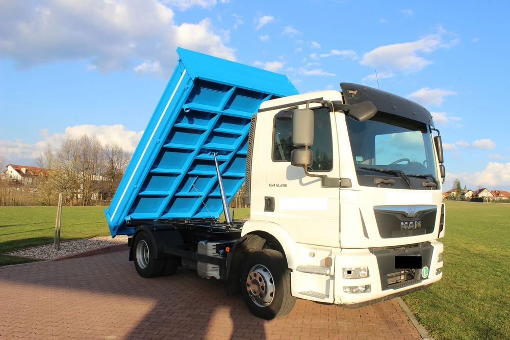MAN TGM 12 290 EURO 6 BLOKADA MOSTU  WYWROTKA WYWROT KIPER TGL 12 Nowa Zabudowa koła 19,5
