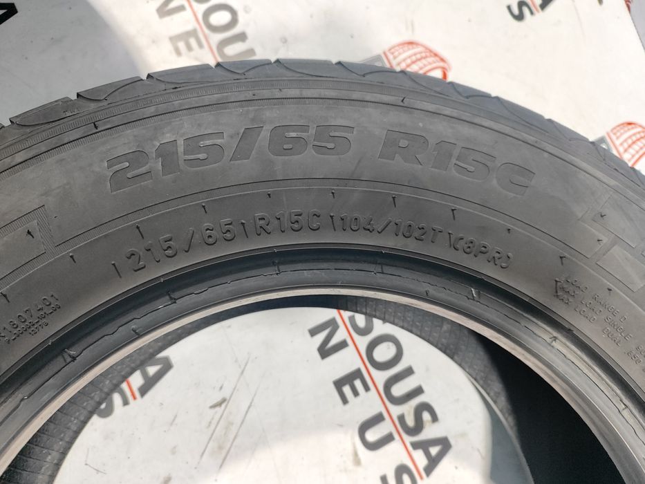2 pneus semi novos 215-65R15C Pirelli - Oferta dos Portes