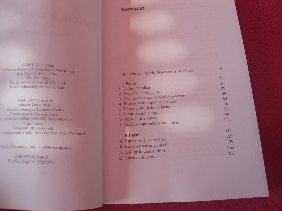 Difícil é sentá-los (A Educação de Marçal Grilo) por Dulce Neto