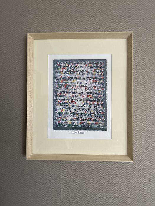 Manuel Cargaleiro Litografia assinada manualmente64729616800769122