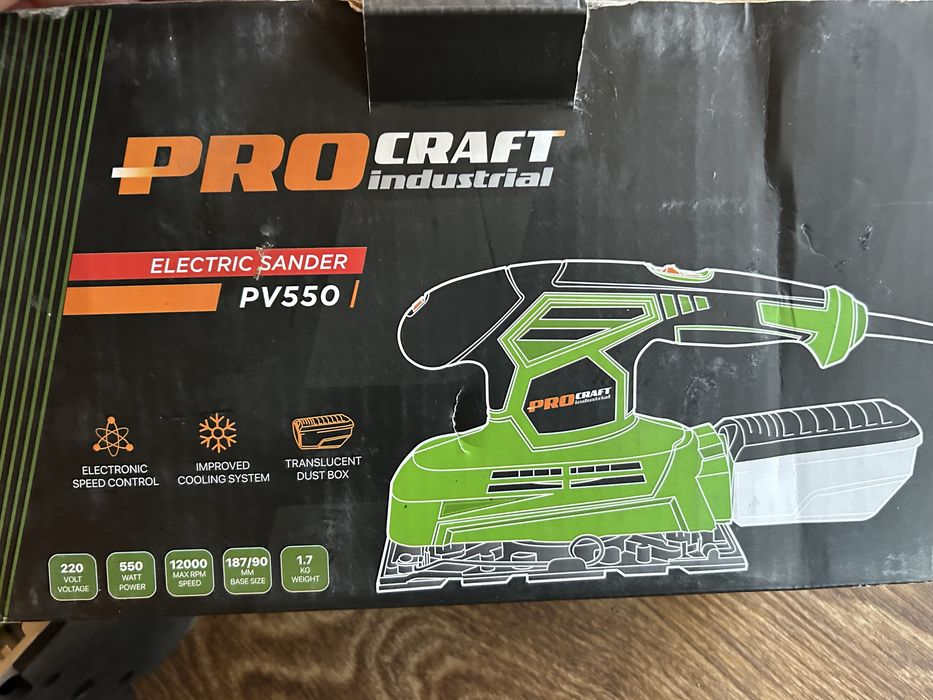 Вібраційна шліфмашина procraft pv550