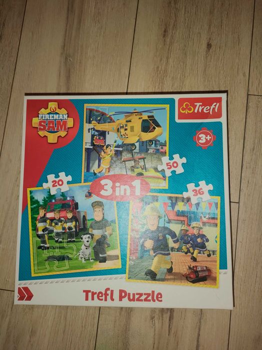 Strażak sam puzzle trefl 3+ 3w1