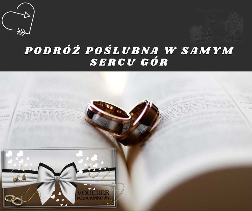 VOUCHER - Romantyczny Prezent ŚLUBNY - 1 noc/ 2os. Nocleg W Górach!!!