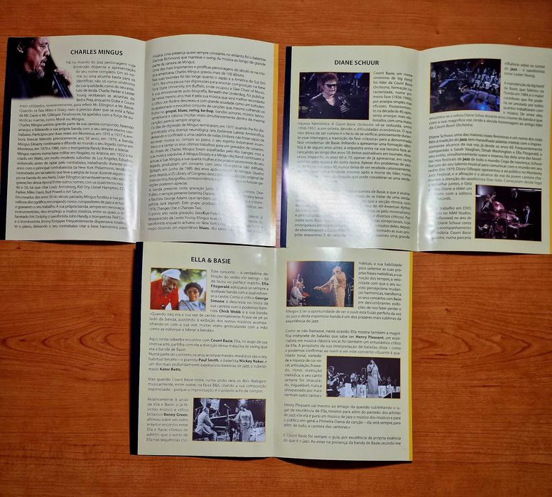 Coleção JAZZ Charles Mingus/ ELLA & BASIE/ Diane Schuur & BASIE