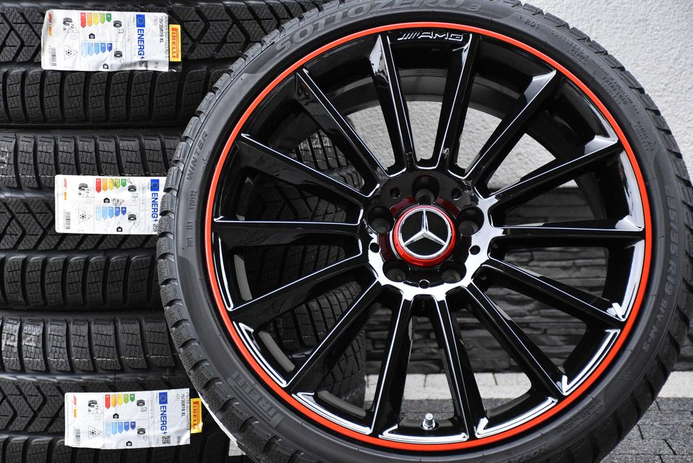 Nowe koła zimowe OEM Mercedes A35 A45 AMG W177 W176 CLA 45 CLA 35 C118 C178 X178 C174 X174 NIGHT 19" NOWE Pirelli 2026