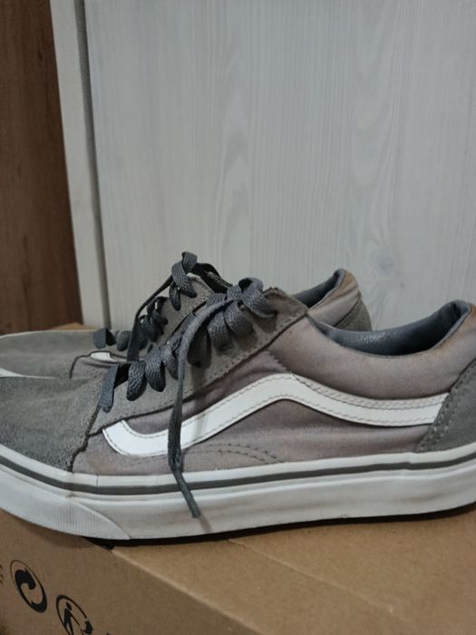 Buty męskie Vans szare stan dobry
