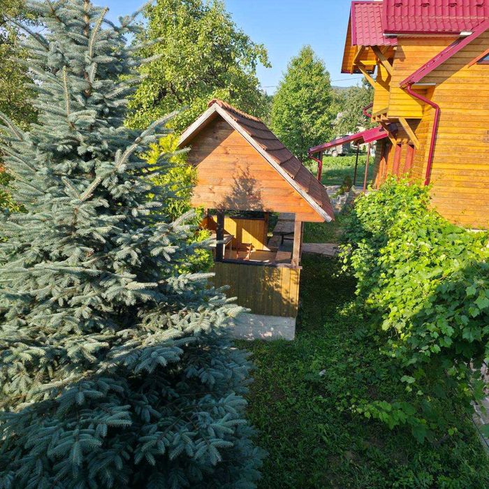 Відпочинок в Карпатах (с.Уторопи) з сауною, басейном та чаном