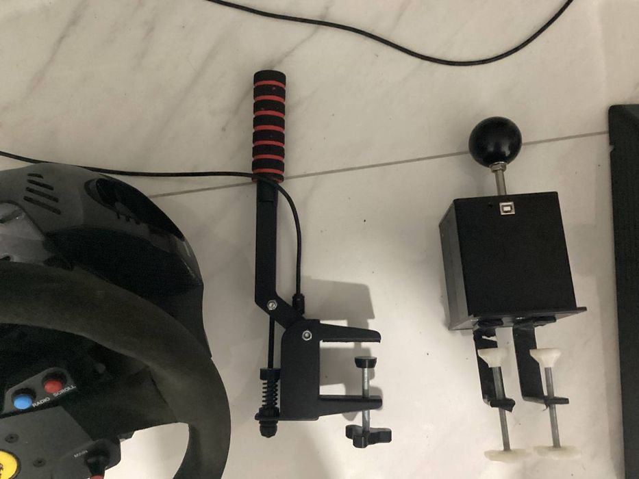 Thrustmaster T300 alcantara + КПП + ручник