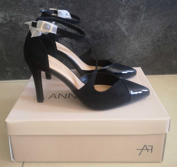 Anna Field czarne eleganckie szpilki 39