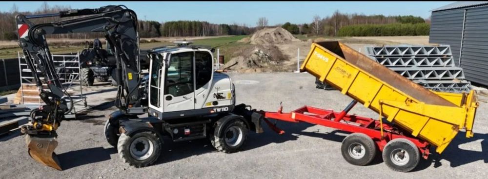 Prace ziemne, usługi koparką, wynajem koparki