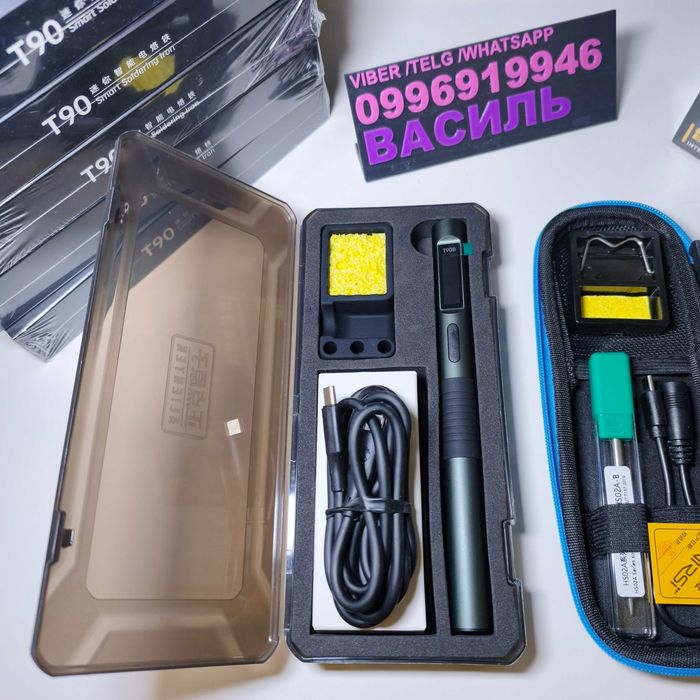 Alientek T 90 B  PD 140W  Розумний паяльник FNIRSI HS - 02 A - B Запаковані!