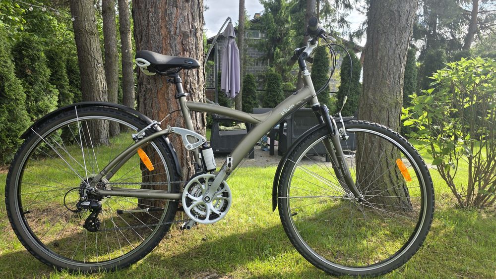 Rower trekkingowy B'Twin Riverside 28" Shimano Altus aluminiowy