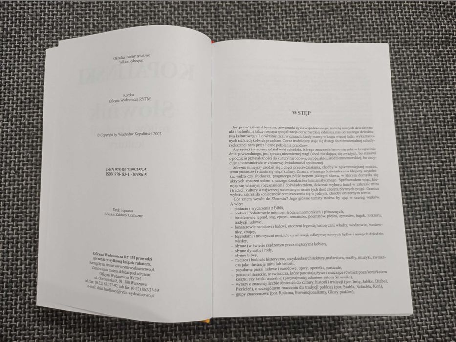 Słownik mitów i tradycji kultury Władysław Kopaliński