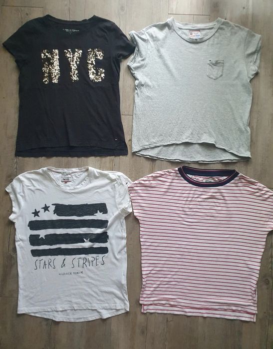 Koszulka t-shirt zestaw 4 szt. Tommy Hilfiger r. XS/S