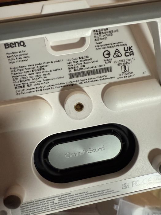 BenQ X300G 4K HDR  projektor gamingowy na gwarancji