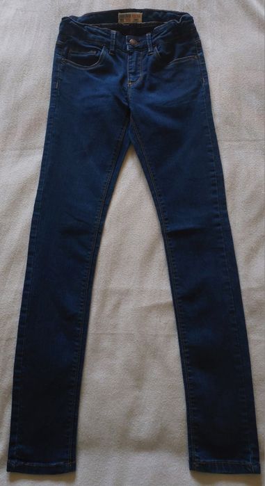 Calças Skinny Fit Azul Escuro, 11-12A