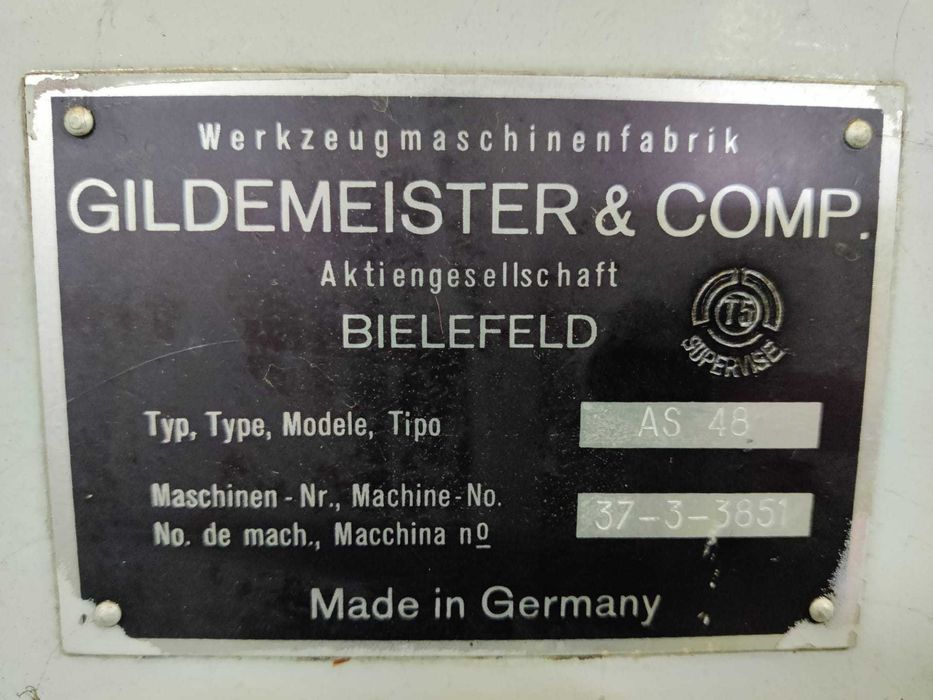 Torno Multifusos Gildemeister AS48 - Perfeito estado de conservação