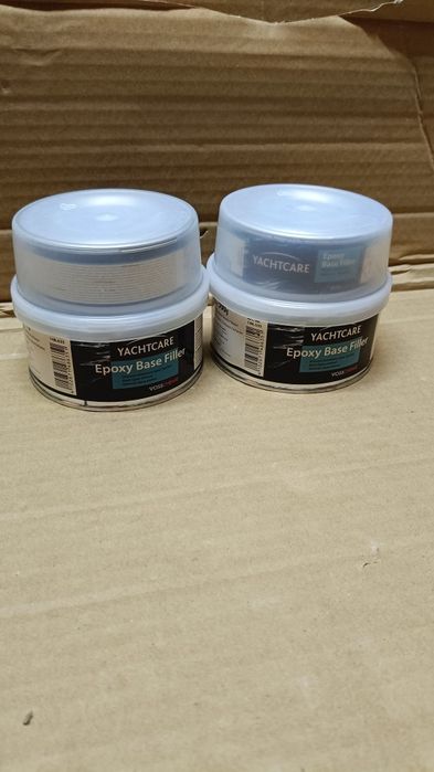 Yachtcare Base Filler szpachla epoksydowa jasnoszara 500g x 2komplety