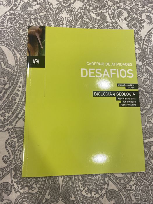 caderno de atividades Biologia e Geologia “Desafios” 11°ano