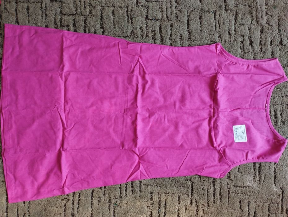 Красивое льняное платье