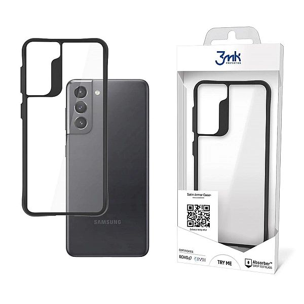 Etui 3mk Satin Armor Case+ na Samsung Galaxy S21/5G - przezroczyste
