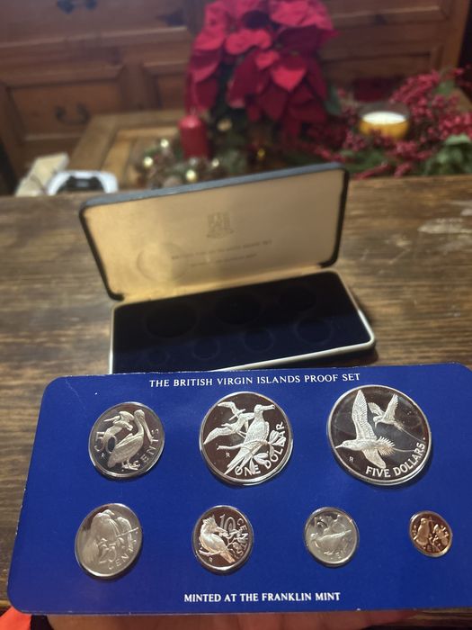 Proof Set de 1982 Virgin Islands Prata