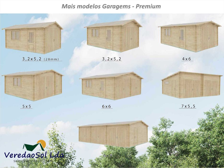 KIT Garagem GAR-PORT 44mm - coberta 44.4m² - Garagem e terraço